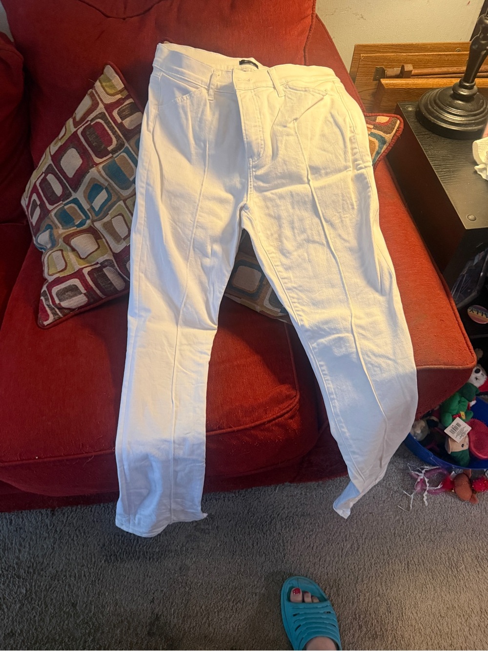 Express Women’s White Boot Cut Jeans